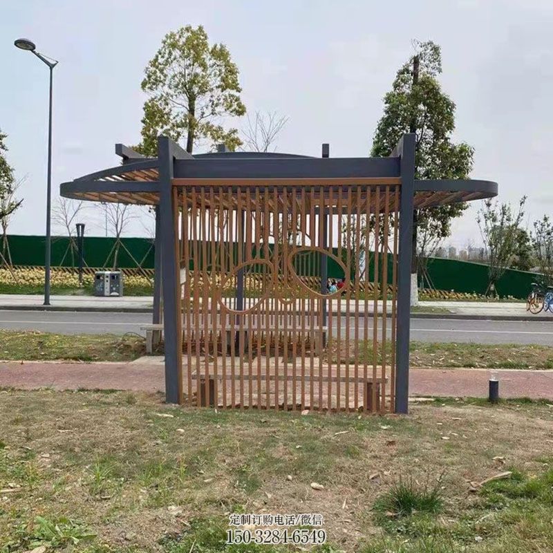 欧式风格常用-化学题材-锻钢凉亭雕塑