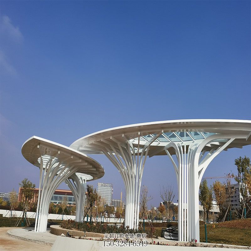 花园小品承接-景观定制-地产遮阳棚雕塑