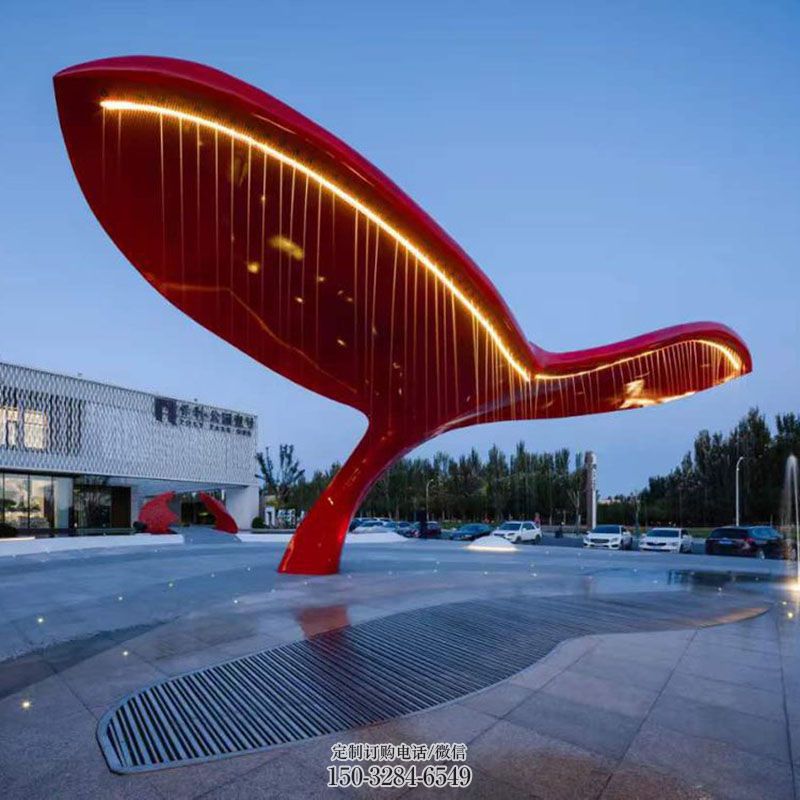 圆雕体系点击-户外小品-钢结构廊亭雕塑