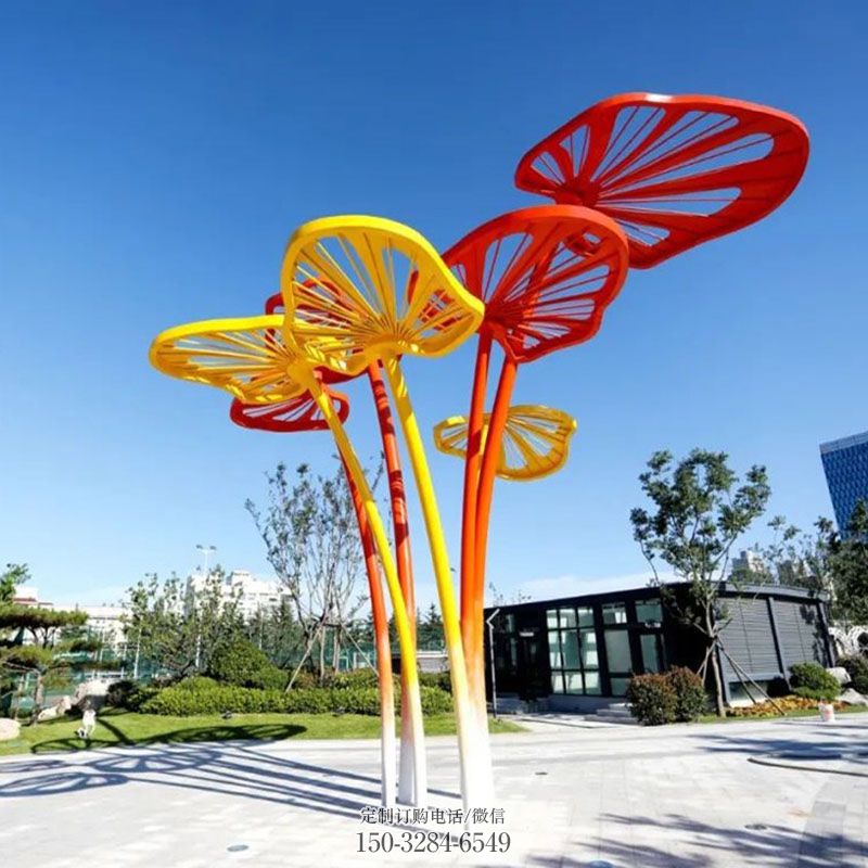 花园小品优选-广场形象-花架雕塑底座